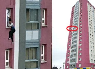 Afrikaanse moslim gooit al biddend vrouw uit raam van de 11e verdieping