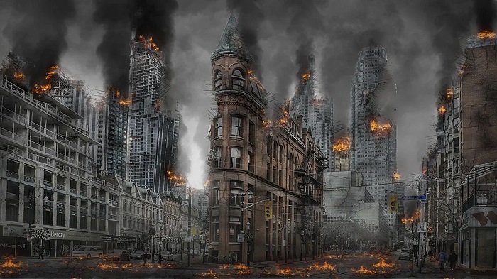 Apocalyps Oorlog Ramp Vernietiging Armageddon Pixa