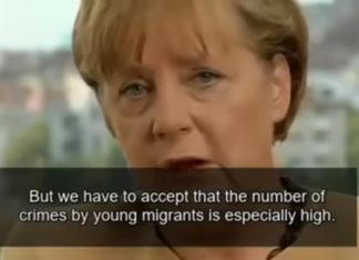 Kijk: Angela Merkel zegt: “We moeten accepteren dat vluchtelingen meer crimineel zijn”