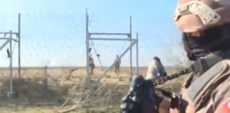 Turken bezetten Grieks grondgebied in Evros