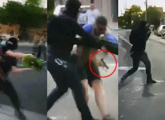 Aangevallen door BLM – trekt pistool en schiet aanvaller neer