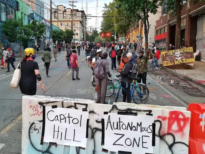 Capitol_Hill_Autonomous_Zone_Welcome_Sign Wiki