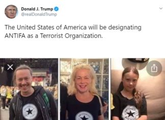 Trump classificeert Antifa als een terroristische organisatie