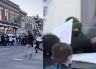 BLM demonstrant schiet blanke bestuurder neer
