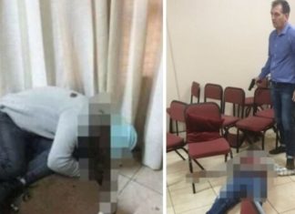 Drie zwarte overvallers vallen blanke kerk aan – twee doodgeschoten