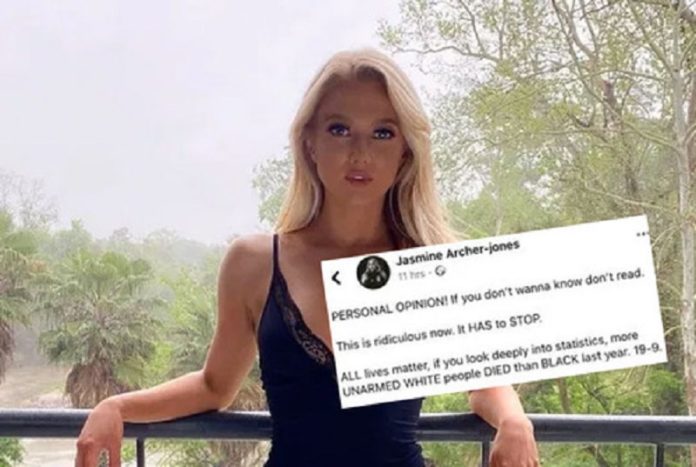 Miss Swimsuit' 2019 schreef All lives matter