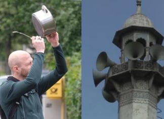 Duitse politie arresteert man voor het protesteren tegen de ‘oproep tot gebed’ van de door Erdogan gecontroleerde moskeeën