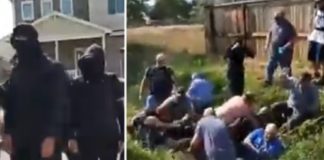 Hier krijgt Antifa een pak slaag – van een heel woonblok
