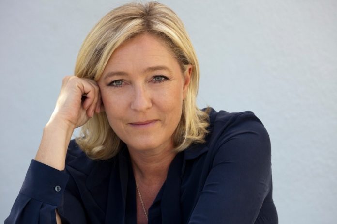 Marine Le Pen front