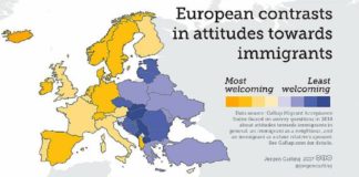 Acceptatie-index voor asielzoekers wereldwijd gedaald