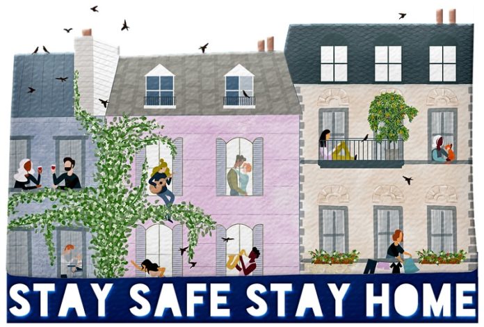 Carona stay home pixa