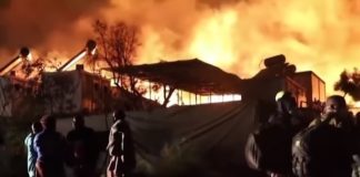 Gewelddadige migranten uit Moria steken nu huizen van de eilandbewoners in brand