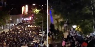 BLM meutes terroriseren restaurants en vallen restaurantgasten aan