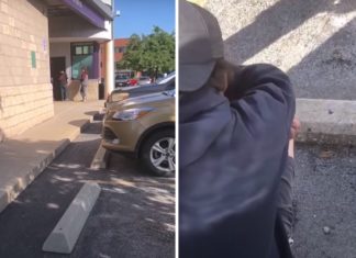 “Vermoord alsjeblieft onze baby niet!” – Hartverscheurende video toont wanhopige vader buiten de abortuskliniek