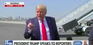 Trump: “Biden is een crimineel, en jullie journalisten zijn criminelen”