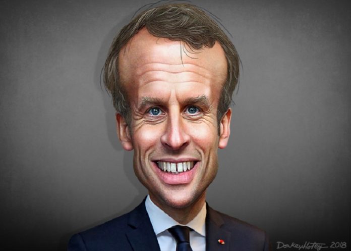Emmanuel Macron - Caricature