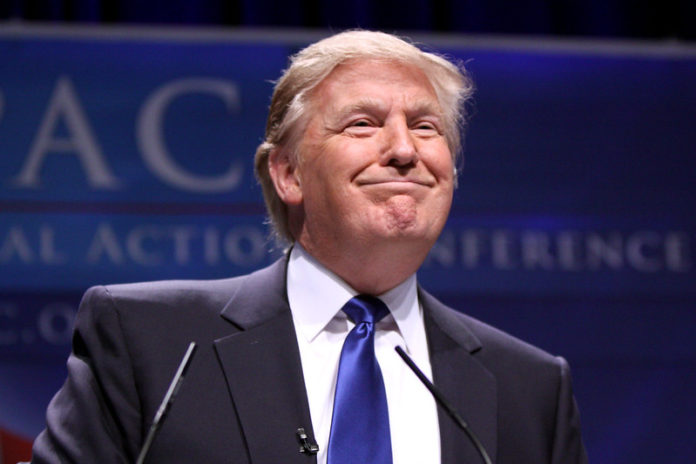 Trump smile
