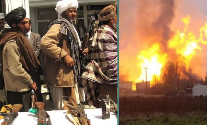 30 Taliban moslims leren bommen maken