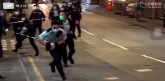 Hong Kong politie extreme methode: Corona-ambush