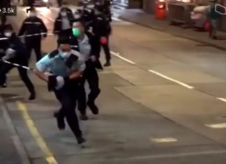 Hong Kong politie extreme methode: Corona-ambush