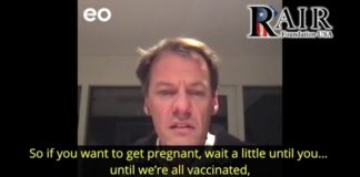 Nederlandse vaccinpropaganda: “Tot we allemaal gevaccineerd zijn – wacht met zwanger worden”