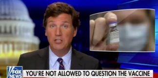 Tucker Carlson over uitrol Covid-vaccin: “Massa’s steunbetuigingen van beroemdheden, niet veel wetenschap”