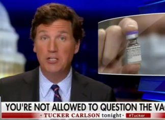Tucker Carlson over uitrol Covid-vaccin: “Massa’s steunbetuigingen van beroemdheden, niet veel wetenschap”