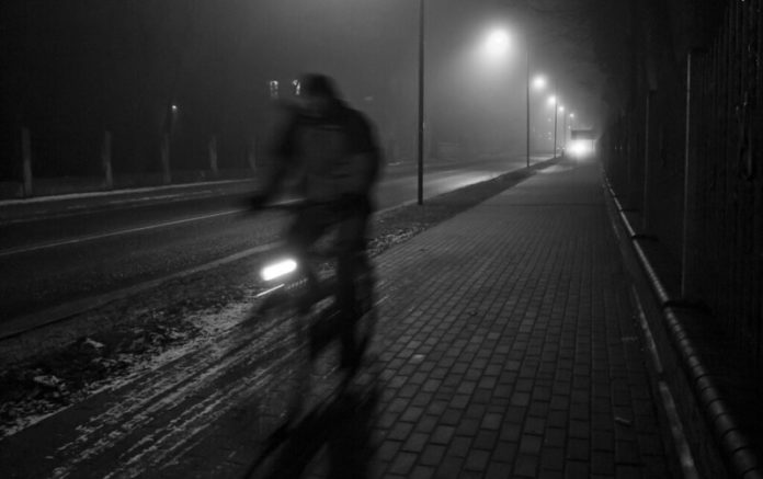 fietser nacht