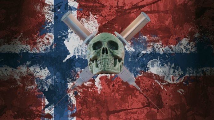 Noorwegen vlag vaccin Corona