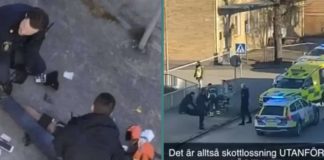 Zweden: acht gewonden na terreuraanslag – Hier schiet de politie de terrorist in Vetlanda neer