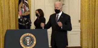 Joe Biden’s Freudiaanse verspreking, noemt Kamala Harris “President Harris” tijdens Covid toespraak