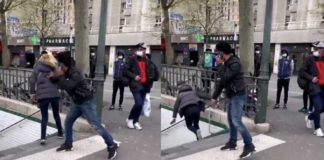 Afrikaan duwt vrouw van trap in Parijse metro – loopt weg alsof er niets gebeurd is