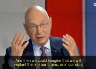 Globalist Klaus Schwab riep al in 2016 op tot een implanteerbare microchip voor “globale gezondheid”