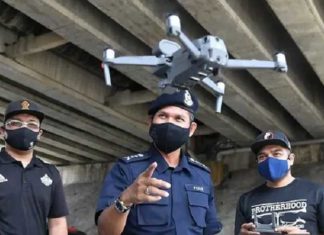 Maleisië: drones controleren de lichaamstemperatuur van de bevolking – bij verhoogde temperatuur komt bewakingsdienst ter plaatse