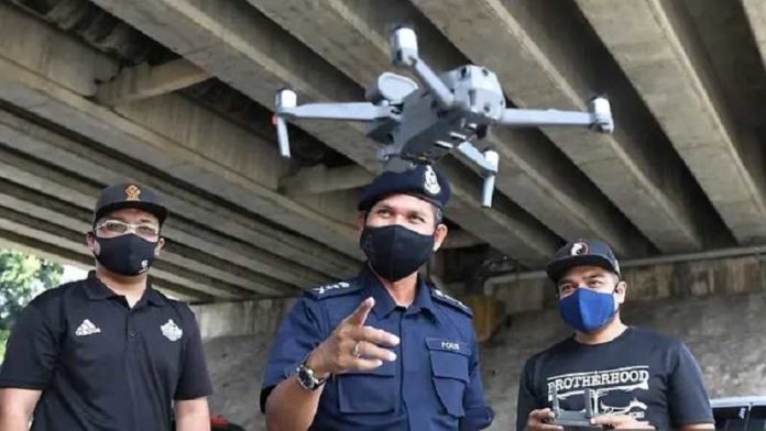 drones controleren de lichaamstemperatuur