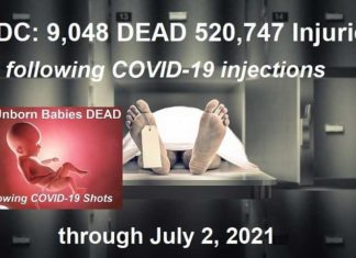 Amerikaanse CDC voegt in één week meer dan 2000 sterfgevallen toe in verband met COVID-19 injecties – 917 sterfgevallen bij ongeboren baby’s