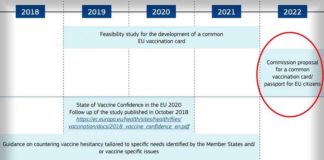 EU wil deze winter vaccinpaspoorten invoeren – reeds in 2018 gepland