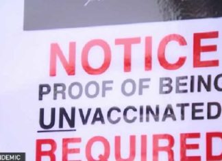 Restaurant in Californië eist “bewijs van ongevaccineerd zijn” voor service