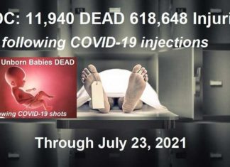 Amerikaanse gezondheidsautoriteit CDC: 11.940 doden, 618.648 gewonden en 1.175 ongeboren baby’s overleden na COVID-19 injecties