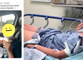 Moeder waarschuwt ouders voor de gevaren van het Covid-19 vaccin voor hun kinderen nadat haar zoon in het ziekenhuis is opgenomen met een gevaarlijke hartontsteking na het krijgen van de Pfizer-prik