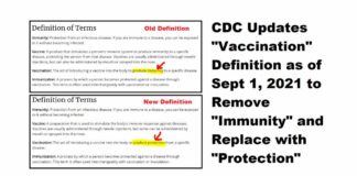 Ontmaskerd: CDC haastte zich om definitie van ‘vaccinatie’ te veranderen op zelfde dag dat Israëlische studie natuurlijke immuniteit boven COVID-19 vaccin aanprees