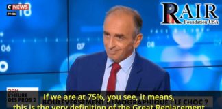 Eric Zemmour over de Grote Vervanging: “De Fransen worden onteigend van hun land”