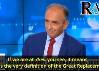 Eric Zemmour over de Grote Vervanging: “De Fransen worden onteigend van hun land”