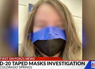 Conformiteit tot het uiterste: Ouders woedend nadat leraren gezichtsmaskers op gezichten van leerlingen met tape vastplakken