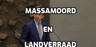 De berg rookte, het bliksemde en het geluid van een bazuin was te horen