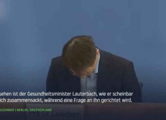 Bizar gedrag Duitse minister van Volksgezondheid zorgt voor opschudding in social media