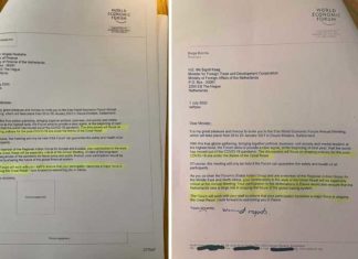 Uitnodigingen voor Davos tonen directe samenzwering tussen WEF en Nederlandse regering