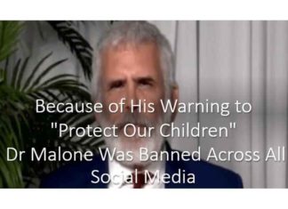 Vanwege zijn waarschuwing om “onze kinderen te beschermen,” werd Dr. Malone verbannen op alle sociale media