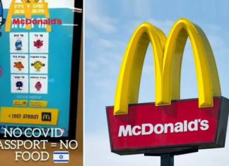 De ongevaccineerden in Israël mogen nu geen eten meer kopen bij McDonald’s