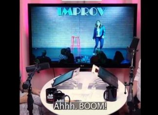 Komiek Heather McDonald stort in op podium, breekt schedel na uitspraak: “Ik ben Vaxxed, Double Vaxxed, Boosted en Griepprik”